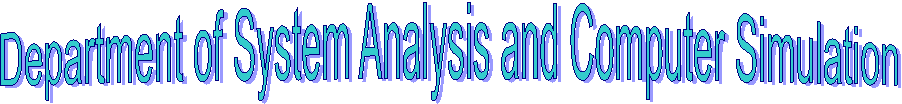 Department of Systems Analysis
