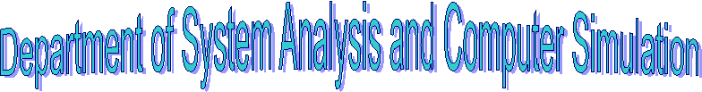 Department of Systems Analysis
