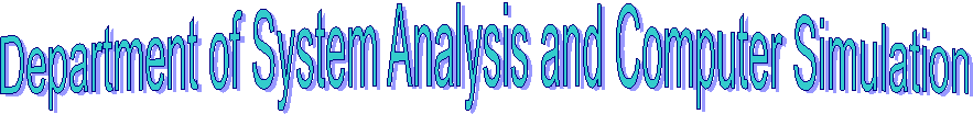 Department of Systems Analysis
